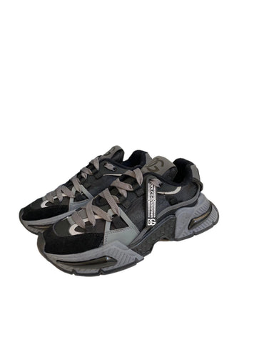 Dolce & Gabbana Airmaster Low-Top Sneakers Black/Brown - TruVybe Essentials