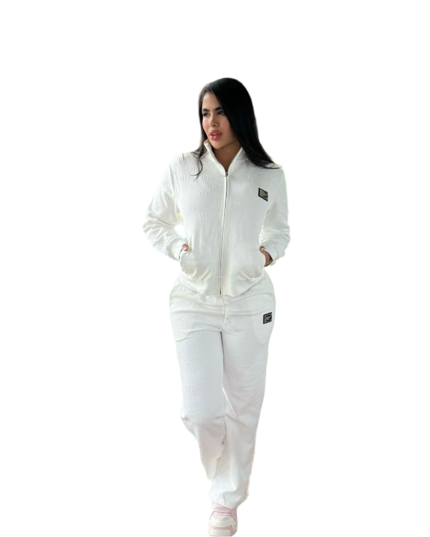 Dolce  & Gabbana  White 2 piece outfit - TruVybe Essentials