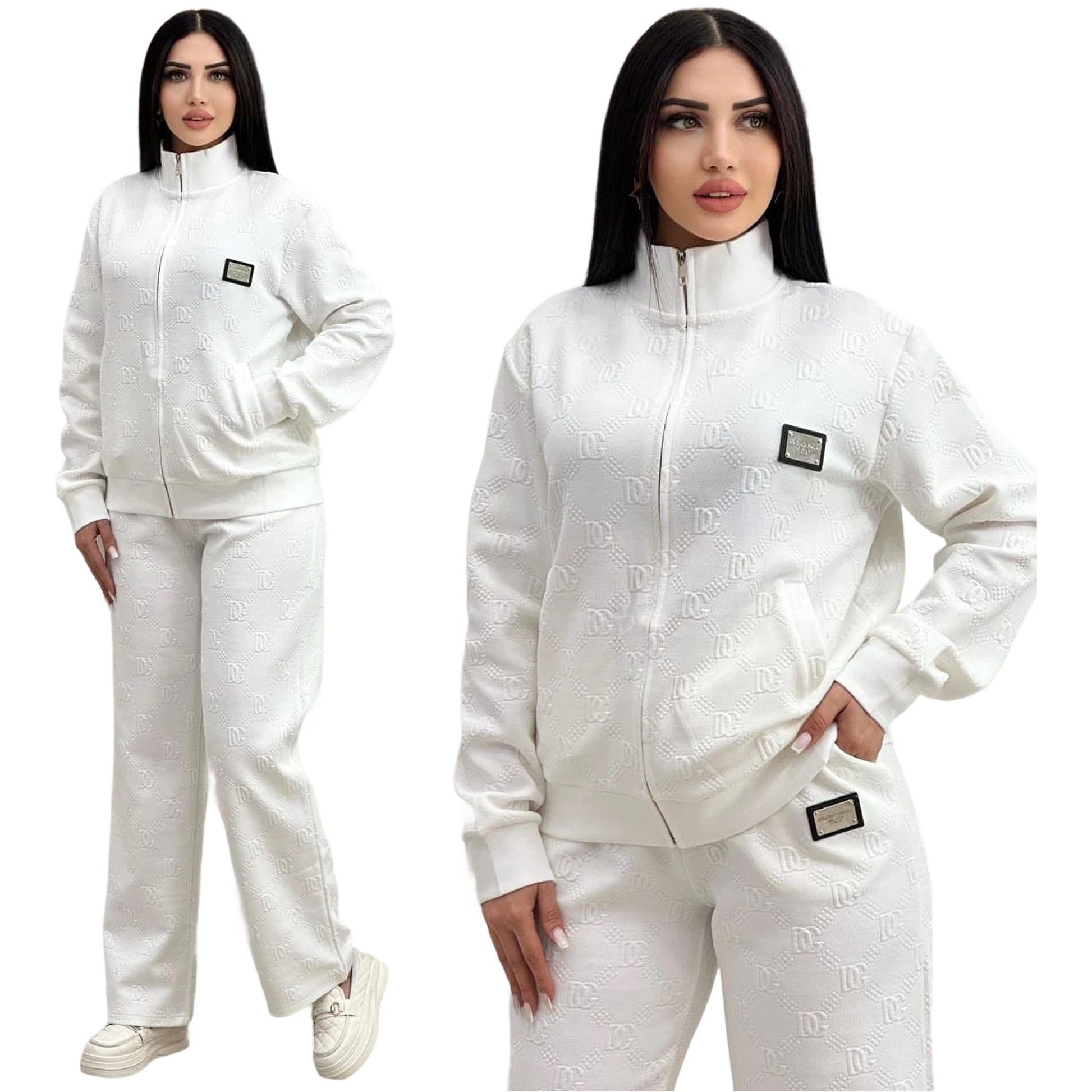 Dolce  & Gabbana  White 2 piece outfit - TruVybe Essentials