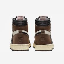 Air Jordan 1 High OG SP Travis Scott Mocha – Retro High, Reversed Swoosh