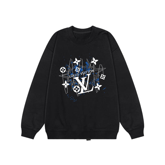 Custom Graphic Print Sweatshirt – Black or White Street Edition - TruVybe Essentials