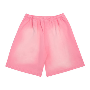 Pink Graphic Track Shorts – Flame Design Streetwear