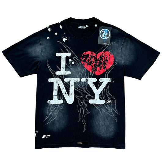 Black "I Love NY" Graphic T-Shirt