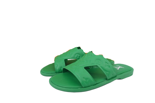 Green sandals 
