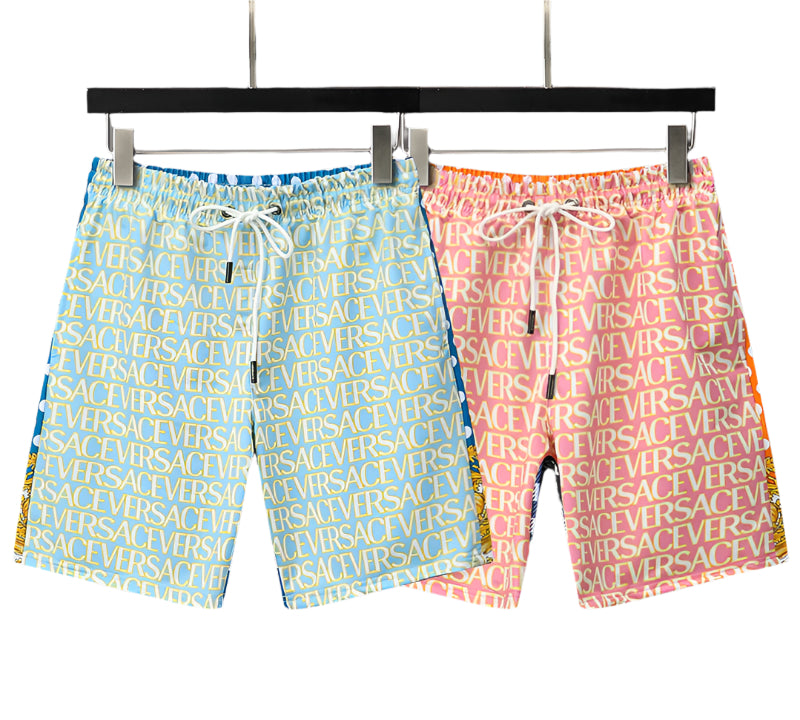 Drawstring Elastic Shorts all over logo – Luxury Comfort & Iconic Style
