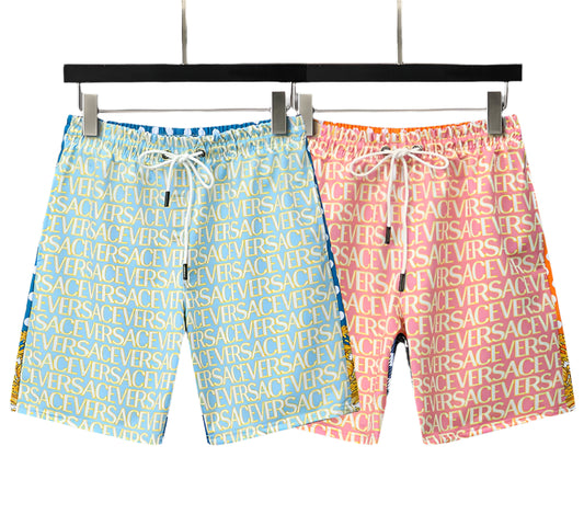 Drawstring Elastic Shorts all over logo – Luxury Comfort & Iconic Style