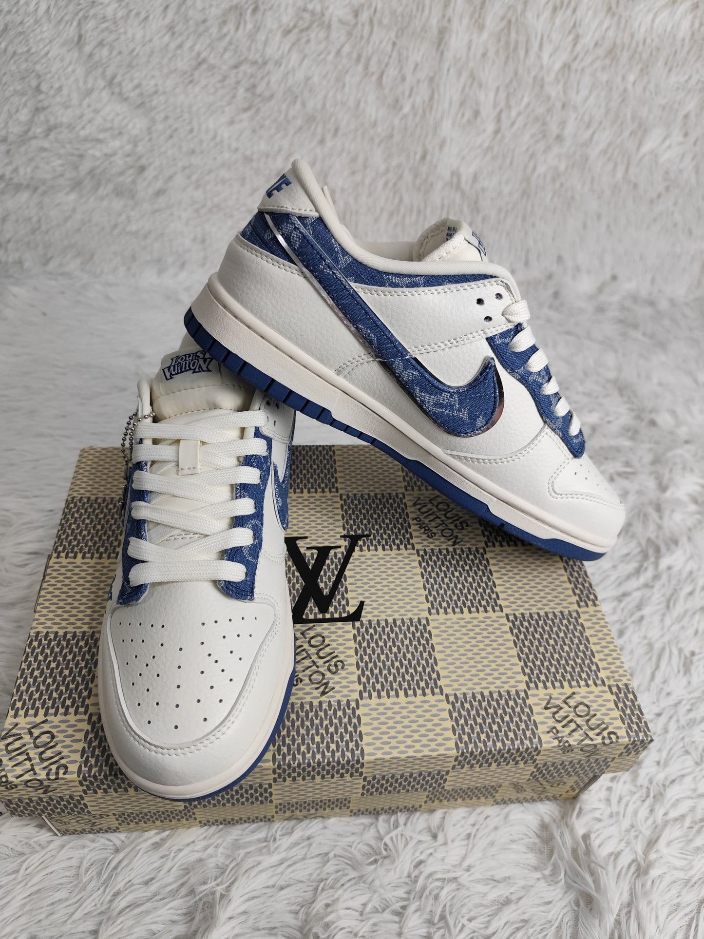 Nike Dunk Low x Louis Vuitton Custom – Luxury Monogram Streetwear Sneakers