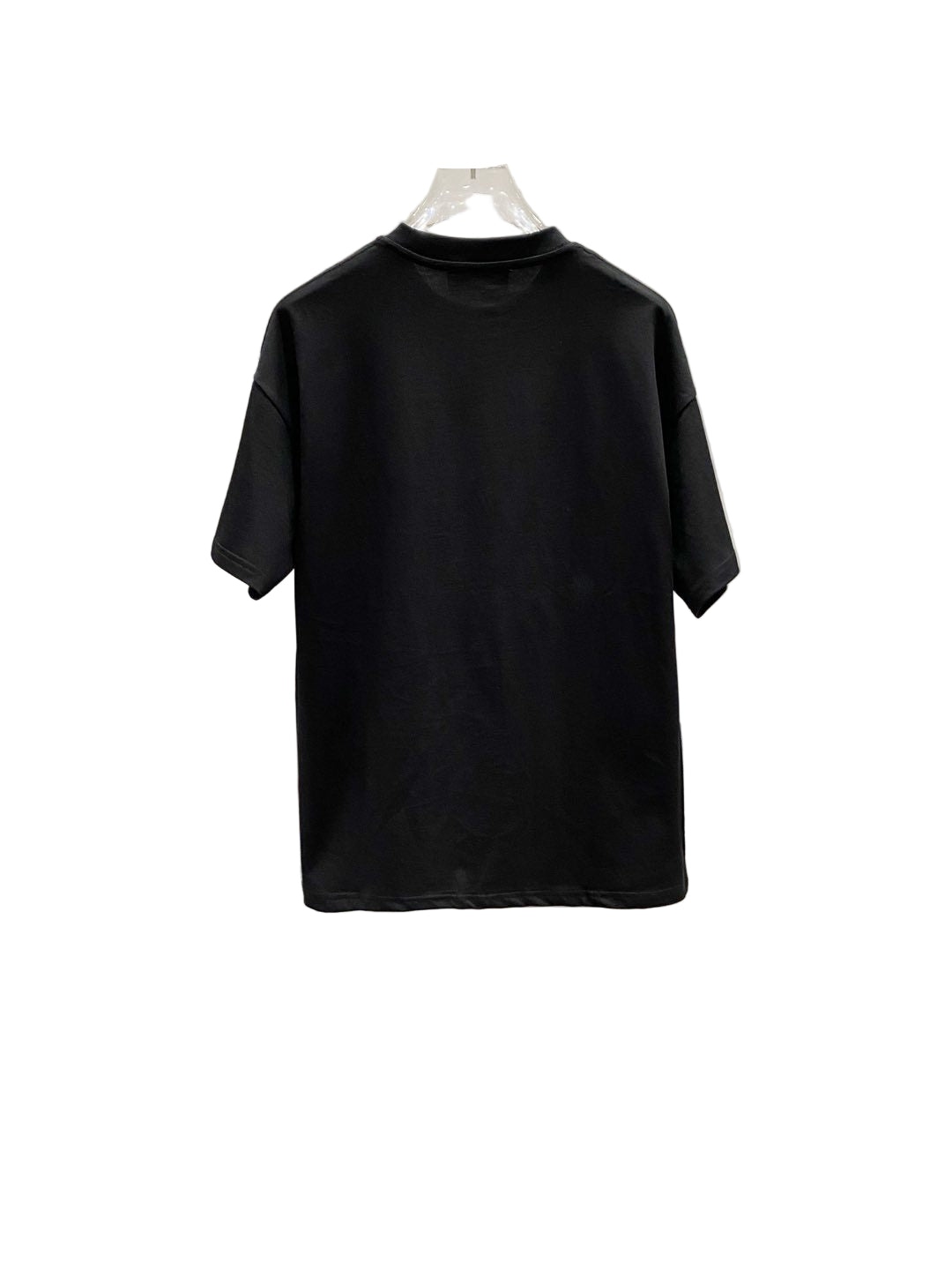 Staggered Logo Cotton T-Shirt – Premium Straight-Fit Tee