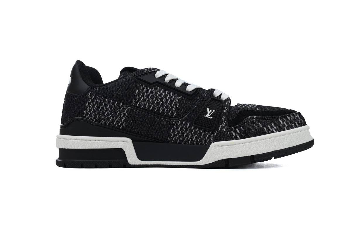 Louis Vuitton Trainer Black on Black Checkered - TruVybe Essentials