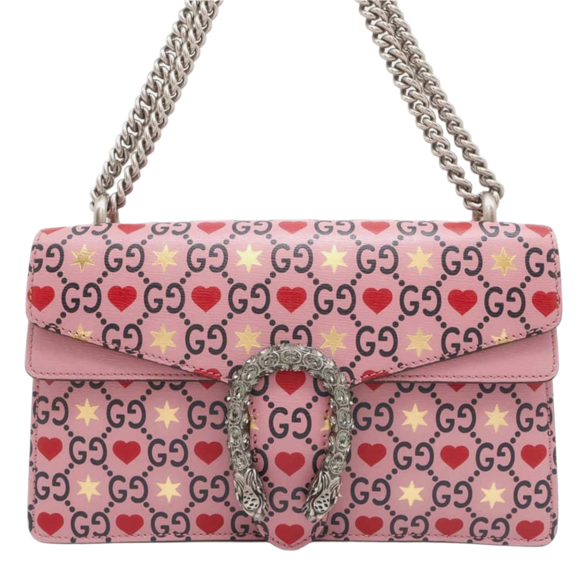 Gucci 400249 Dionysus Small Shoulder Bag Pink - TruVybe Essentials