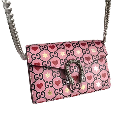 Gucci 401231 Gucci Dionysus GG Mini Chain Bag Pink - TruVybe Essentials