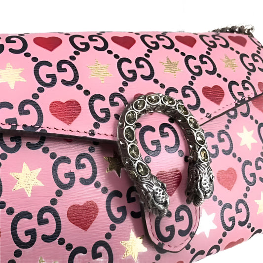 Gucci 401231 Gucci Dionysus GG Mini Chain Bag Pink - TruVybe Essentials