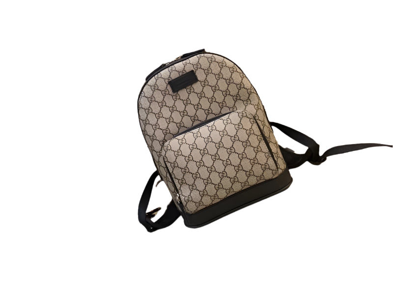 Gucci 429020 Gg Supreme Tan Coated Canvas Backpack - TruVybe Essentials