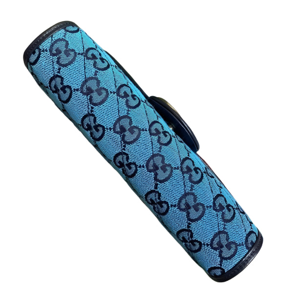 Gucci 474575 GG Marmont Multicolor Mini Bag Blue - TruVybe Essentials