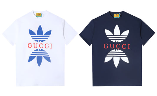 Gucci/ Adidas Jersey Cotton Print T-shirt - TruVybe Essentials
