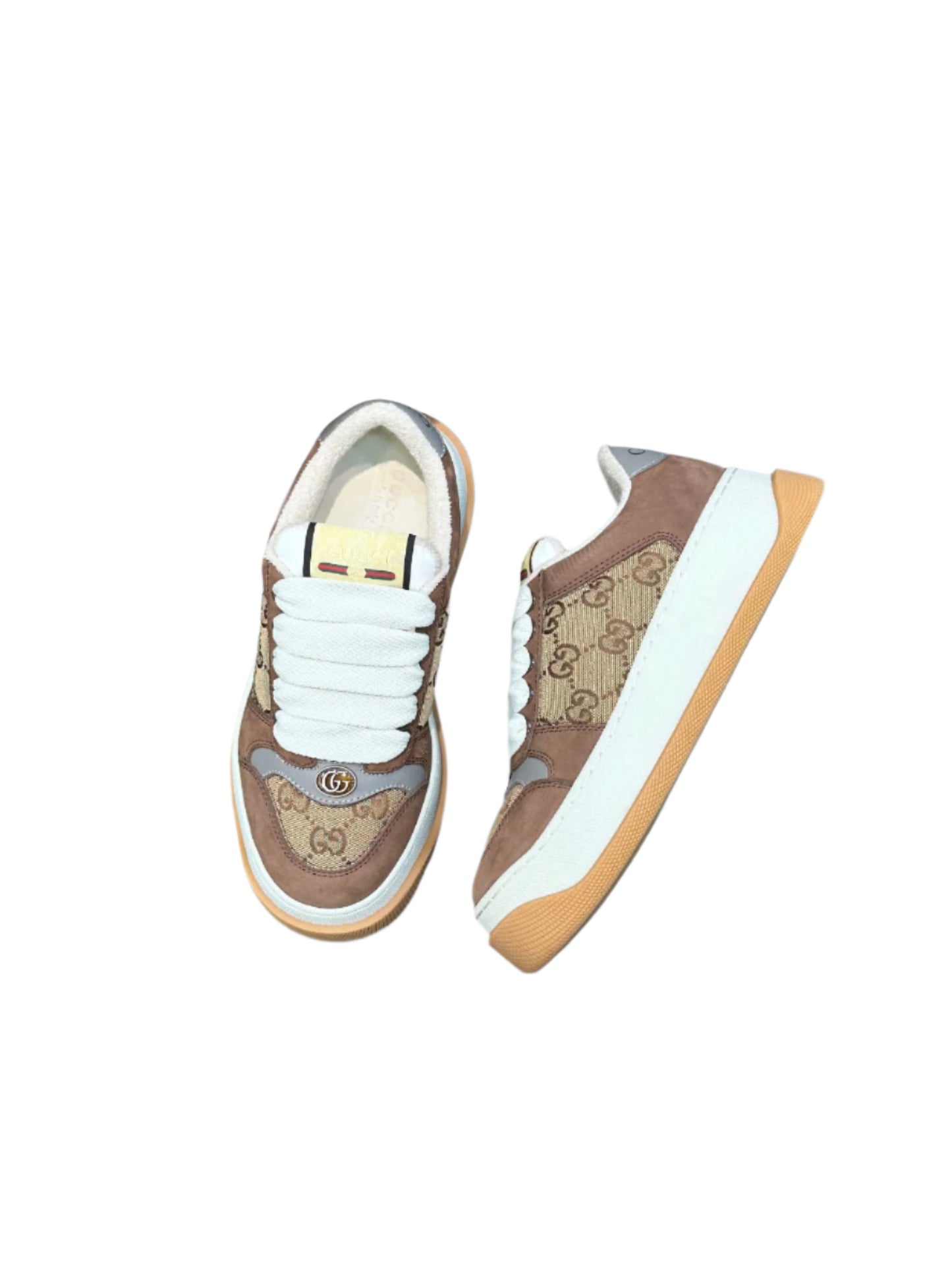 Gucci GG Beige Monogram Sneaker - TruVybe Essentials