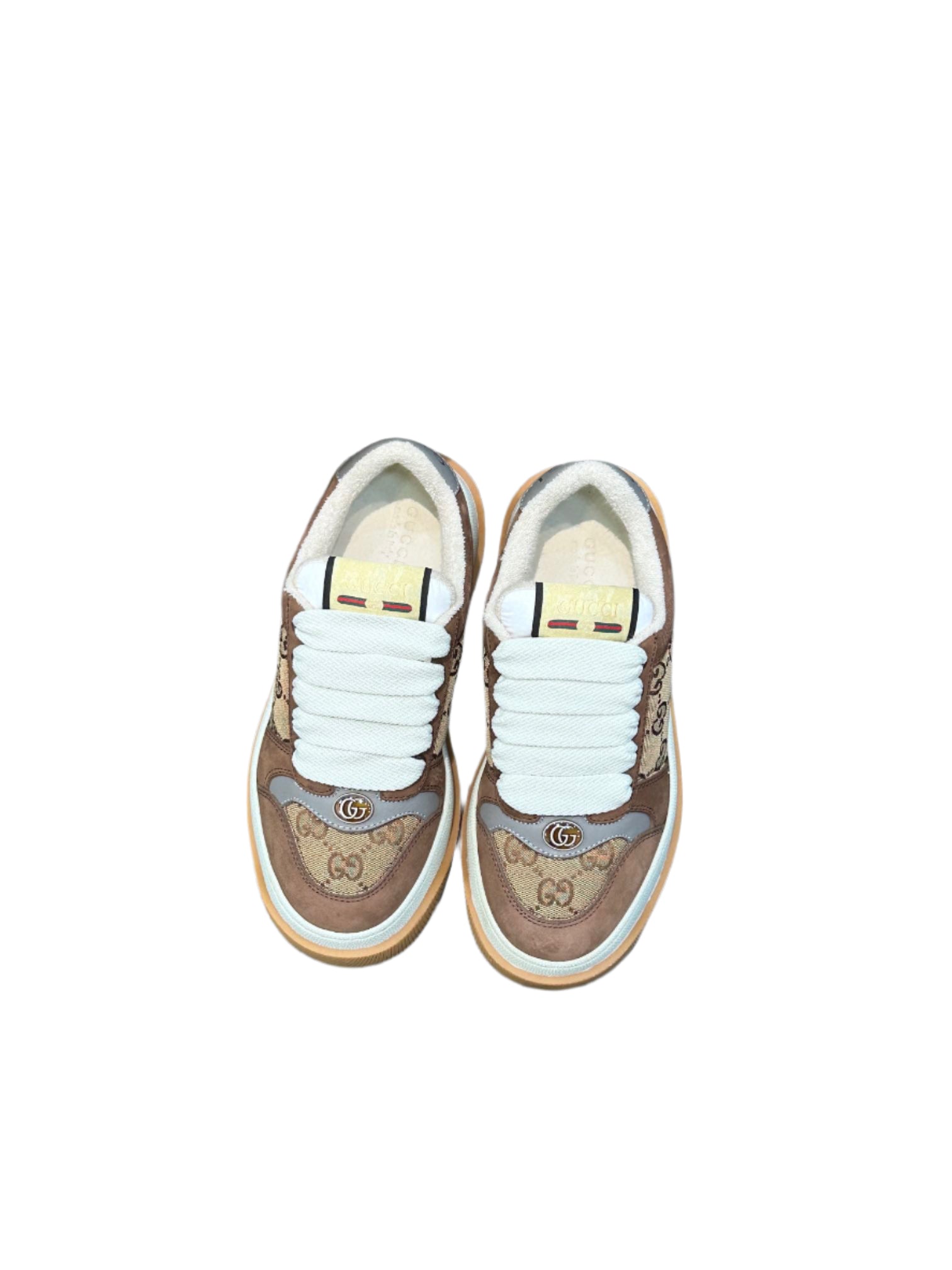 Gucci GG Beige Monogram Sneaker - TruVybe Essentials