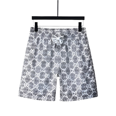 Gucci GG Monogram Draw-String   Swimming Trunks Beige & Black - TruVybe Essentials