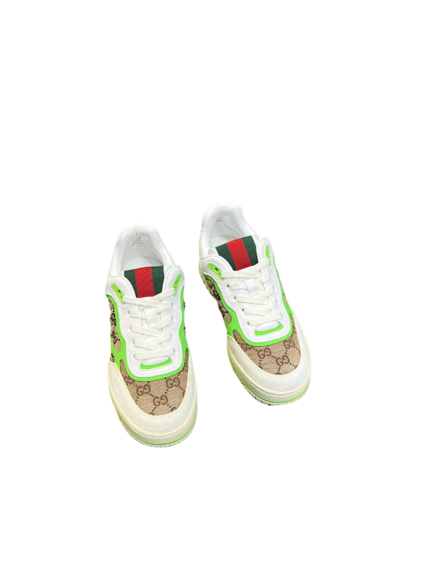 Gucci GG Re Web Beige/ Lime Green - TruVybe Essentials
