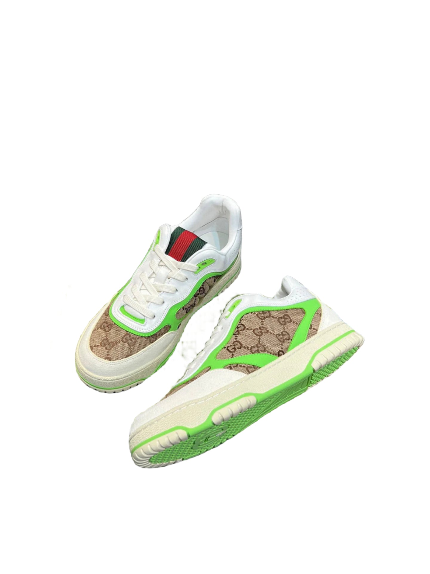 Gucci GG Re Web Beige/ Lime Green - TruVybe Essentials