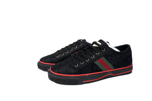 Gucci Off The Grid Tennis 1977 Low ECONYL Black GG Green Red - TruVybe Essentials