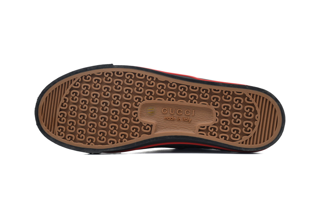 Gucci Off The Grid Tennis 1977 Low ECONYL Black GG Green Red - TruVybe Essentials