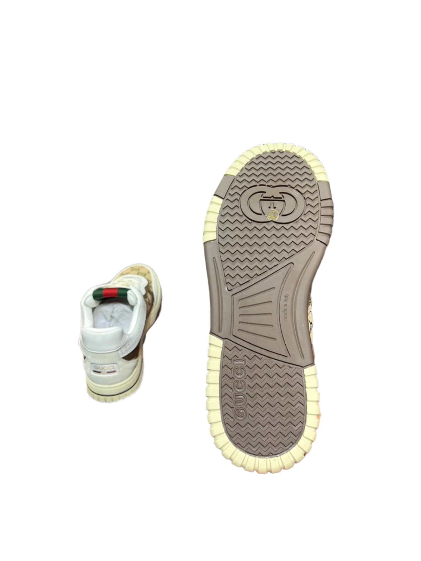 Gucci Re-Web Sneaker GG Canvas White Beige - TruVybe Essentials