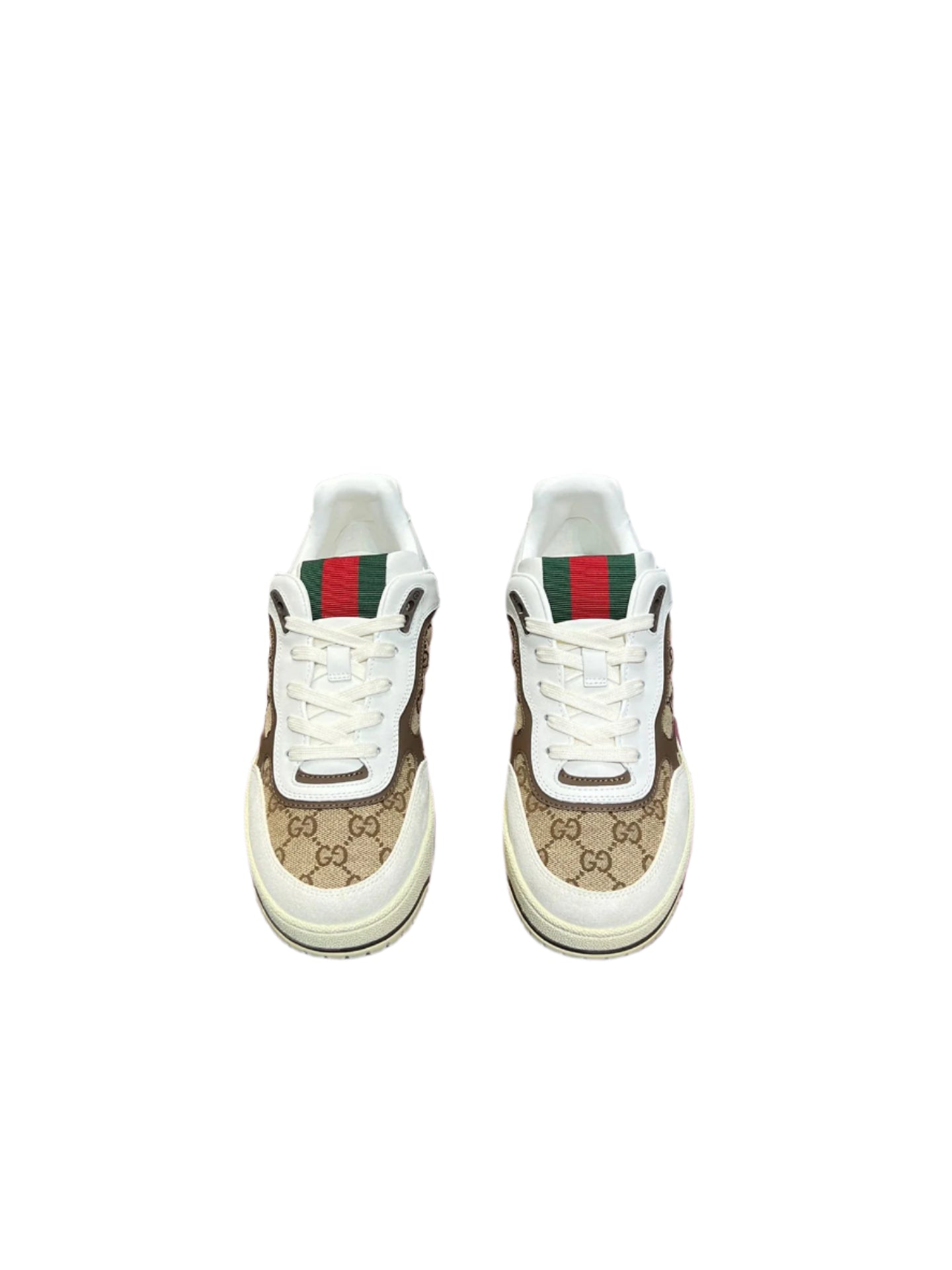 Gucci Re-Web Sneaker GG Canvas White Beige - TruVybe Essentials