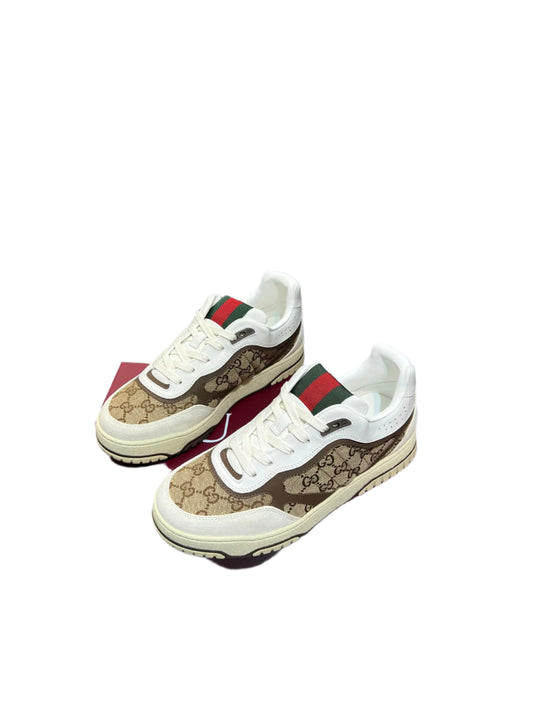Gucci Re-Web Sneaker GG Canvas White Beige - TruVybe Essentials