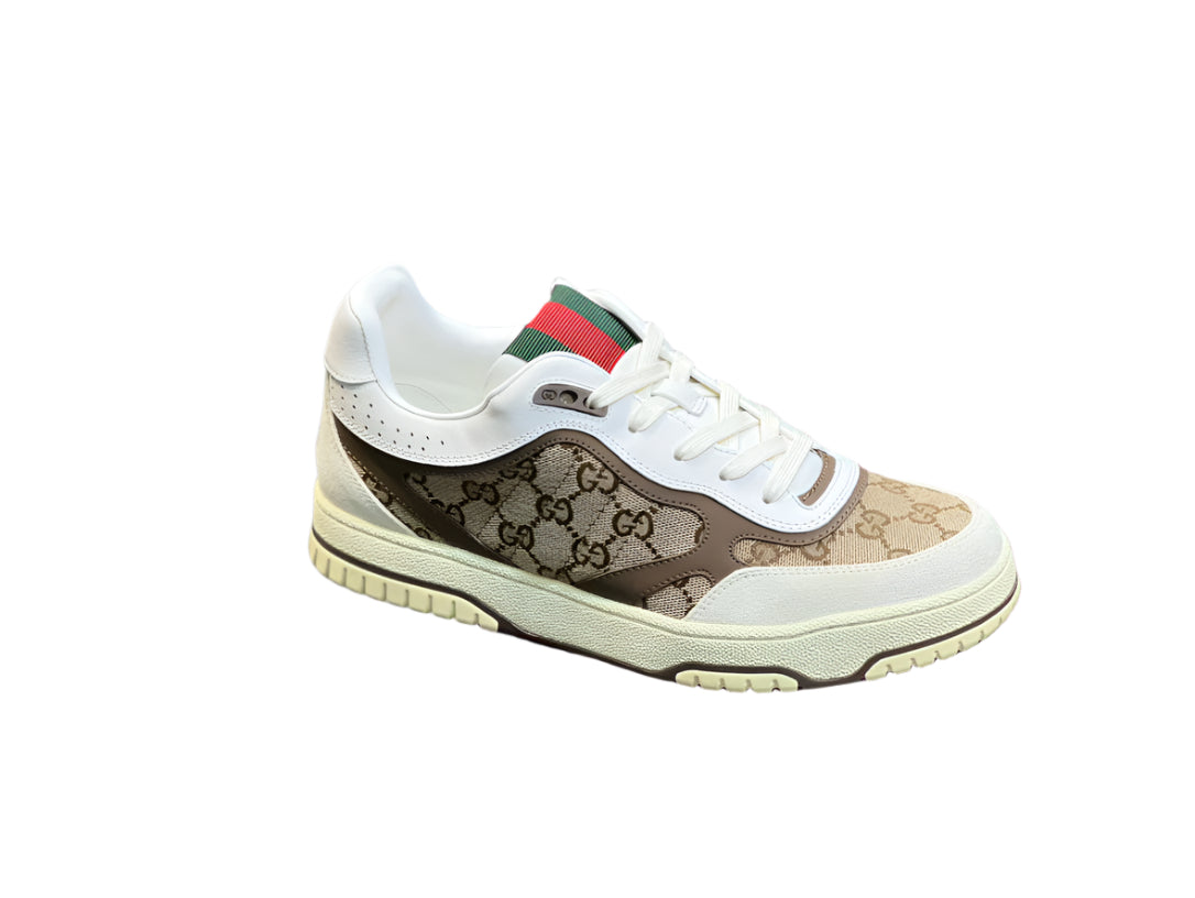 Gucci Re-Web Sneaker GG Canvas White Beige - TruVybe Essentials