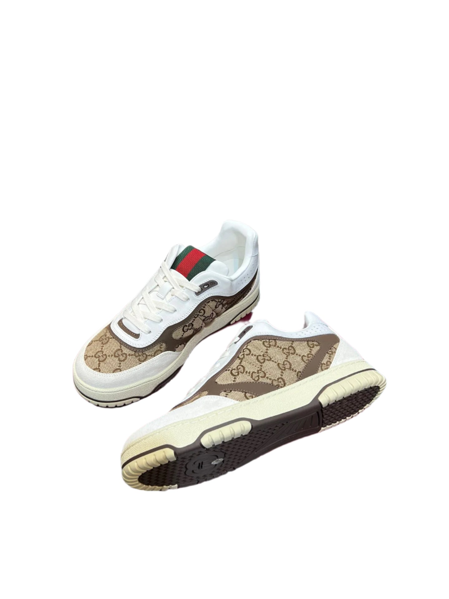 Gucci Re-Web Sneaker GG Canvas White Beige - TruVybe Essentials