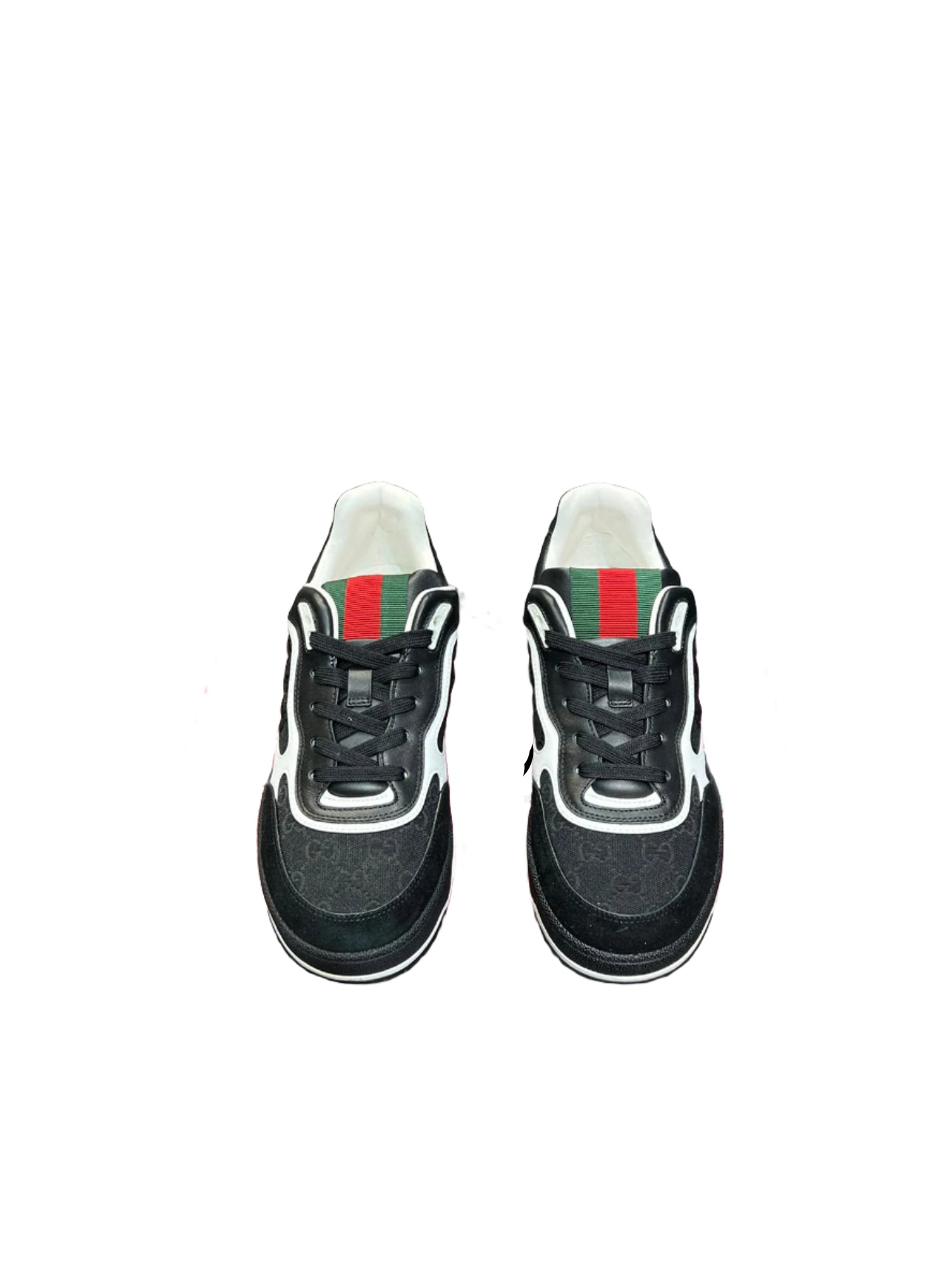 Gucci Re-Web Sneaker GG Canvas White Black - TruVybe Essentials