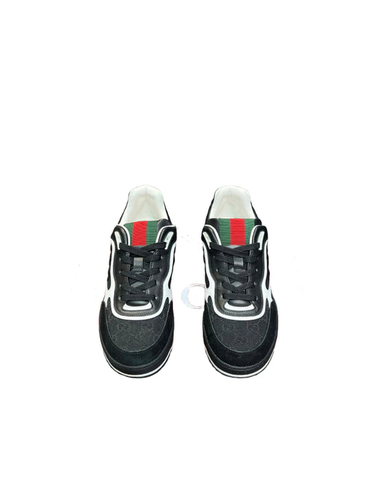 Gucci Re-Web Sneaker GG Canvas White Black - TruVybe Essentials