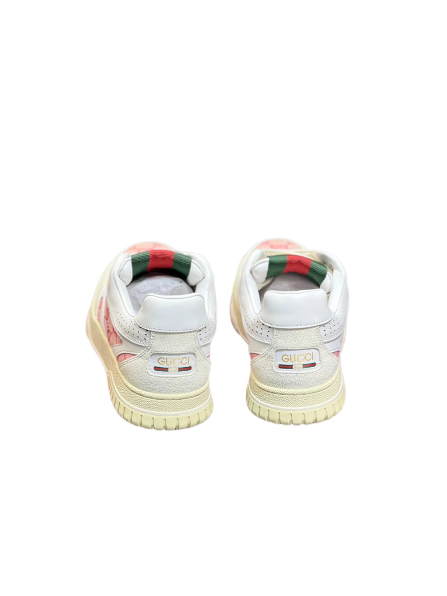 Gucci Re-Web Sneaker GG Canvas White Pink - TruVybe Essentials