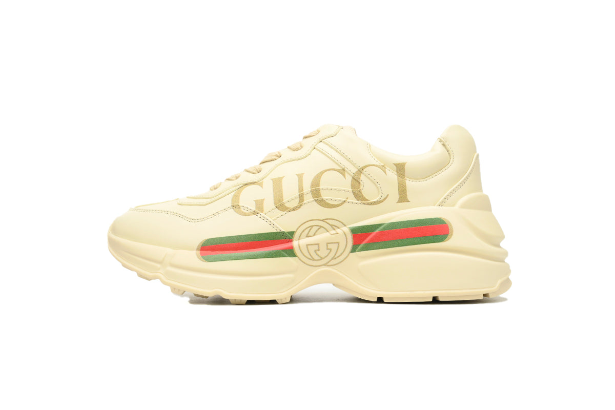 Gucci Rhython Leather Sneaker 'Logo' - TruVybe Essentials