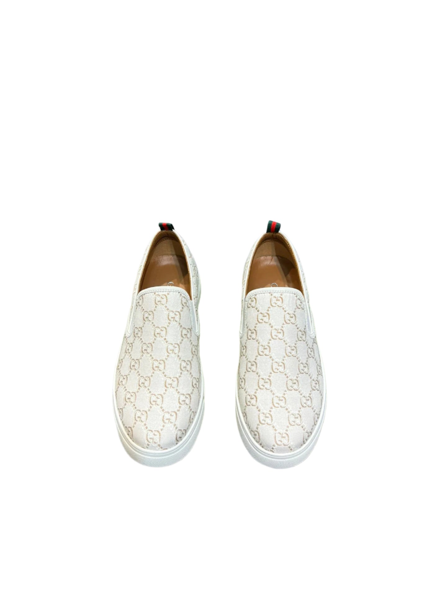 Gucci GG Canvas Slides Cream/Tan - TruVybe Essentials