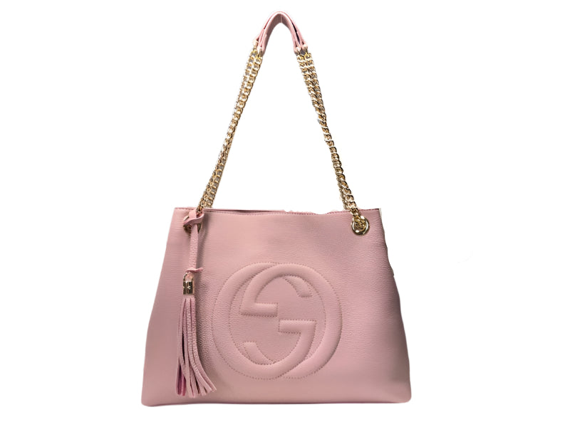 Gucci Women's Soho Chain Calf Leather Tote Bag - TruVybe Essentials