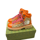 Gucci x The North Face Canvas Leather Boot - TruVybe Essentials