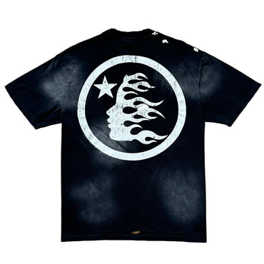 h star distressed t shirt