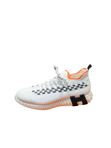 Hermes Paris Bouncing Sneaker White/ Black - TruVybe Essentials