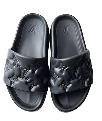 Louis Vuitton Waterfront Mule – White Monogram Slide