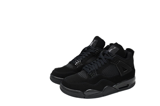 Black sneakers  on a white background