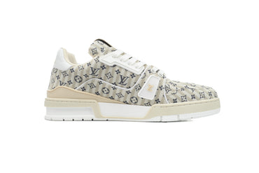 Louis Vuitton Louis Vuitton Trainer Low 'Striped Mini Monogram - Beige' / Cream - TruVybe Essentials