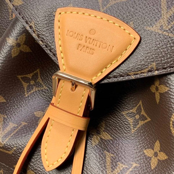 Louis Vuitton LV M45501 Montsouris PM Monogram Canvas Natural Leather - TruVybe Essentials
