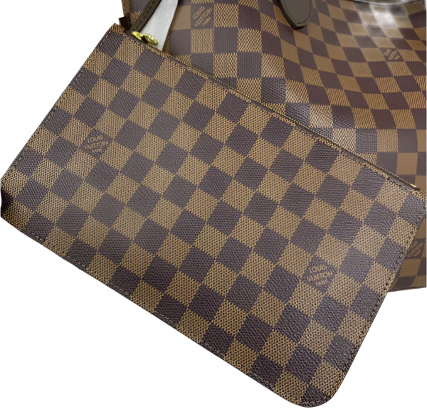 Louis Vuitton LV N41358 Neverfull MM Damier Ebene Cerise Red - TruVybe Essentials