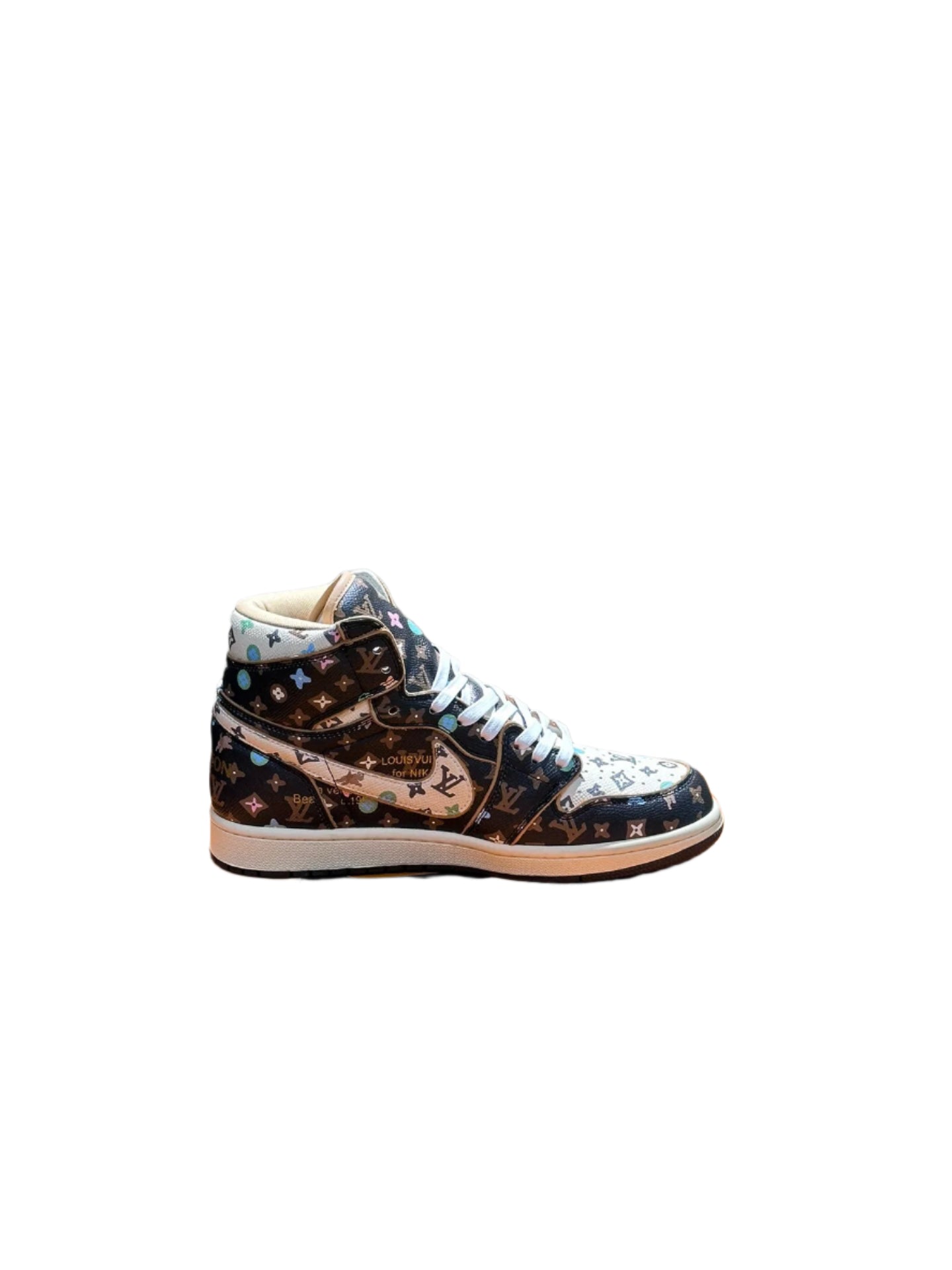 Louis Vuitton Nike Air Force 1 High By Virgil Abloh White/Blue - TruVybe Essentials