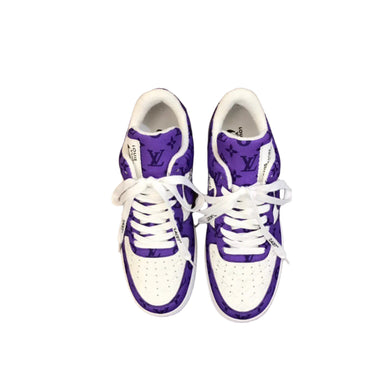 Louis Vuitton Nike Air Force 1 Low By Virgil Abloh White Purple - TruVybe Essentials