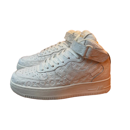 Louis Vuitton Nike Air Force 1 Mid By Virgil Abloh White - TruVybe Essentials
