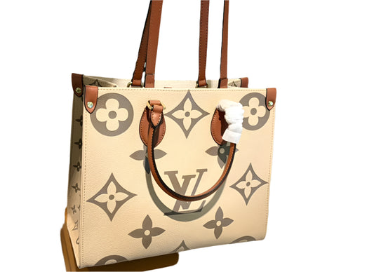 Louis Vuitton OnTheGo MM Cream/Beige Purse. - TruVybe Essentials