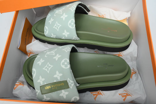 Louis Vuitton Olive Green Pool Pillow Comfort - TruVybe Essentials